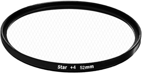 Kamerafilter – 52 mm gängad anslutning, av aluminiumlegering, optiskt av hög kvalitet, bländare +4, 4 mm tjock, bärbart fototillbehör | nattlandskap