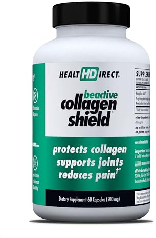HEALTH DIRECT - BeActive Collagen Shield - 60 Capsules - Advanced Green-Lipped Mussel Supplement for Collagen Protection - Supports Skin, Joints and Muscles