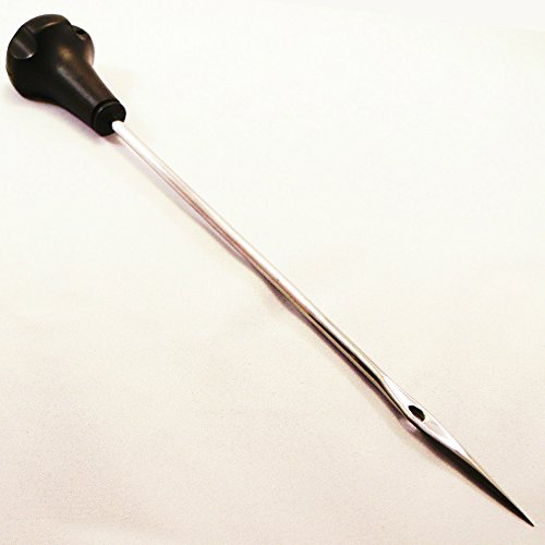 Speck ago in acciaio inox 200 mm manico in plastica Ago per lardellare Speck ago per lardellare prosciutto Dressier ago arrosto ago