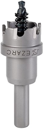 EZARC Carbide Hole Saw Heavy Duty, Hole Cutter for Stainless Steel, Sheet Metal 3/4 19mm
