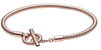 PANDORA Armband Moments T-Bar-Verschluss rosévergoldet 589087C00