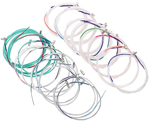 Milisten 21pcs Guzheng Strings Replacements Guzheng 1- 21 Strings Guzheng Nylon Wire for Chinese Guzheng Instruments Accessory ( Assorted Color ), 10X10X0.3CM