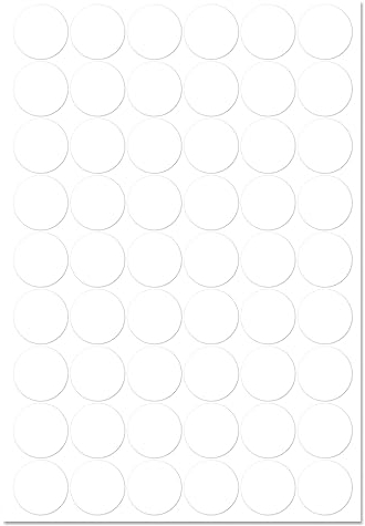 54 Stücke Schraubenabdeckung Ø 20mm,Schrauben Abdeckkappen,Schraubenabdeckung Selbstklebend,Schraubenkappen,Schrauben Abdeckung,SchraubenAbdeckkappen,Selbstklebende Abdeckkappen für Möbel-Weiß