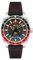 AVI-8 Hawker Hunter Atlas GMT Automatikuhr für Herren, 44 mm, mit Lederband, AV-4122, Devil Black, Armband