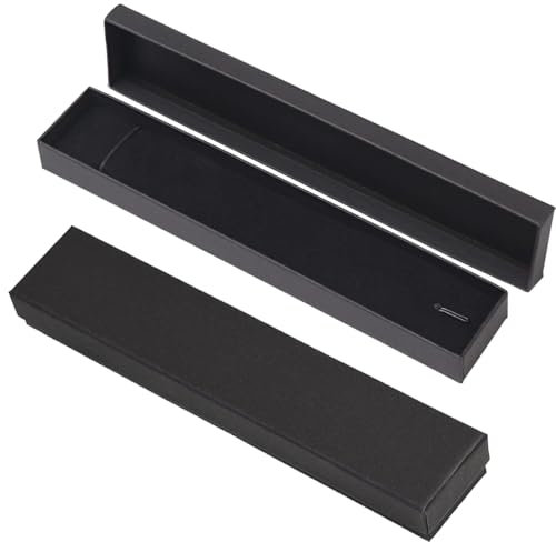 PEXIVOZ 2 Scatola per Gioielli Rettangolo con Cuscino, collane, bracciali, scatole regalo per portagioie,Collana Scatole anelli Orecchino Bracciale gioielli scatole regalo per Natale