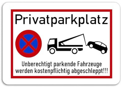 LOZTBUE 1pcs Schild Eingang freihalten“, Schild „Ausgang freihalten“ (30 * 20 cm Aluminium), Schild „Eingang und Ausgang freihalten“, Schild „Parkverbot“