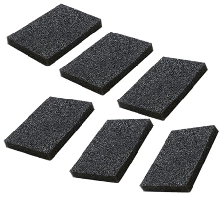 Mikikit Set 10 Spugnette per Pulizia Nero in Allumina Emery e Spugna, Rimuove Macchie Ostinate Super Decontaminazione, Maglia Sottile 10x7x1,1cm per Cucina e Casa