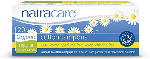 Natrcare Tampons Non-Applicator Regular 20 Ct, Set of 4