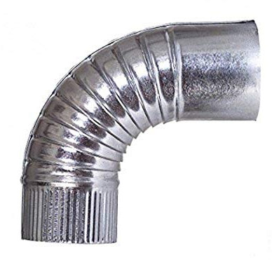 Theca 7500303 Codo Galvanizado, 100 mm