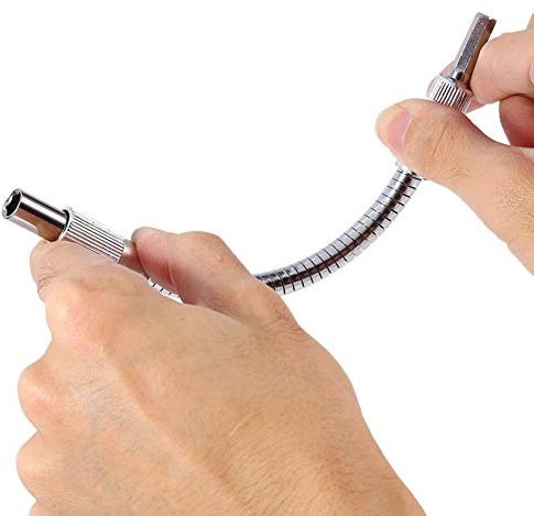 1/4 Verlängerungs Schraubendreher Verbindungsglied, Flexibler Bithalter für Schraubendreher ​Bit mit Schaft