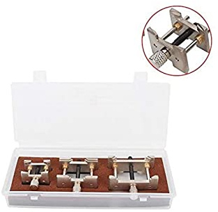 Qiterr Watch Repair Kit, Watch Movement Holder Set, 3 PCS/Set Metal Watch Movement Fixed Base Holder Accessories Repairing Tool for Watchmaker