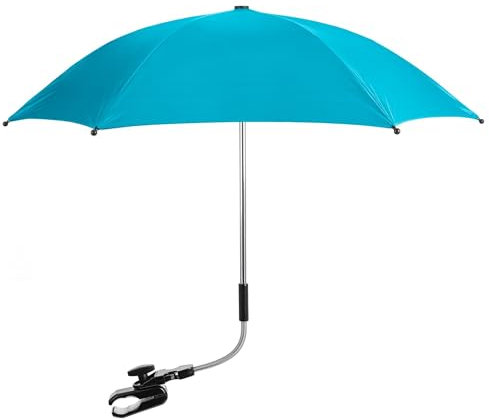 Baby Parasol Sun Umbrella Shade Maker Canopy for Pushchair Pram Buggy - Light Blue - Fits All Models