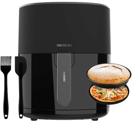Cecotec Cecofry Fantastik 6500 Pack. 1700W, 6'5L, Tecnología PerfectCook, 12 modos de Cocinado, Táctil, Regulable 80-200ºC, Cocina hasta 60min, Accesorios de Silicona, Sin Sobrecalentamiento, 6L