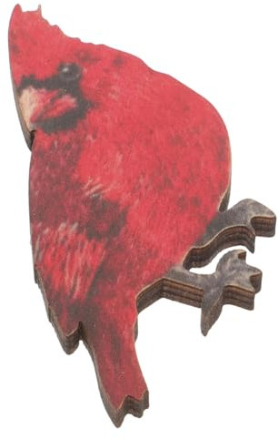 BESPORTBLE Broche Bois Oiseau Épinglette Décorative pour Vêtements Accessoire Aesthetic pour Femmes Épingles à Châle Sac à Dos
