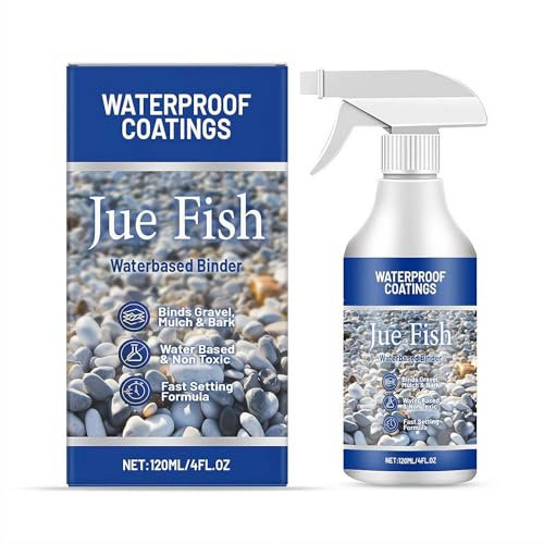 Gravelhold Eco Resin, Water-Based Stone & Pebble Binder for Gravel Stones and Mulch on Pots, Borders, Patios & Garden Pathways, Rapid Molding & Pet Friendly