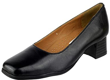 Amblers Walford Damen Leder Pumps/Damen Schuhe (40 EUR) (Schwarz)