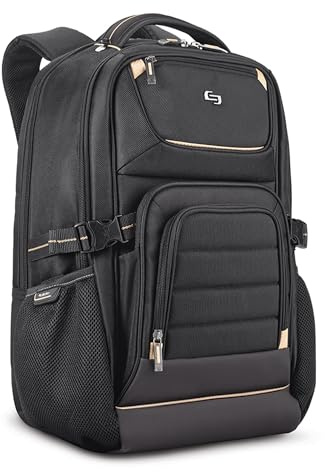 Solo Arc 17,3 Zoll Laptop Rucksack, Schwarz/Braun, Einheitsgröße, Pro742-4