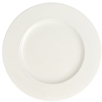 Villeroy & Boch Royal Speiseteller, 29 cm, Premium Bone Porzellan, Weiß