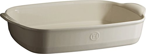 Emile Henry, Piatto da Forno Rettangolare in Ceramica, Ceramica, Argilla, 42 x 27 x 9 cm