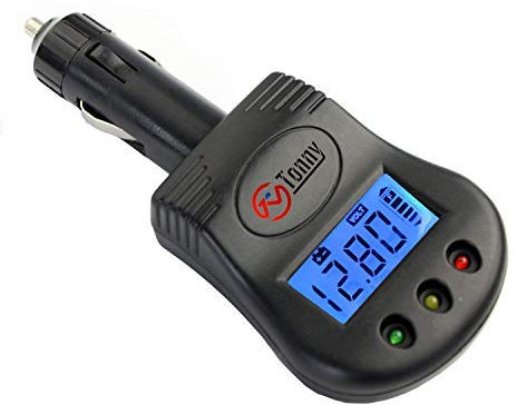 12 V accendisigari auto e batteria carica sistema tester