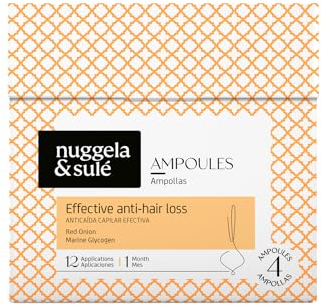 Nuggela & Sulé Ampolla Anti-Caída. Tratamiento Anticaída Efectivo 4 x 10 ml