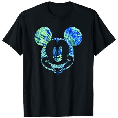 Disney Mickey Mouse Green Tie Dye T-Shirt