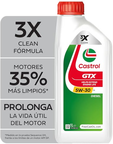 Castrol GTX 5W-30 C4 Engine Oil 1L, White