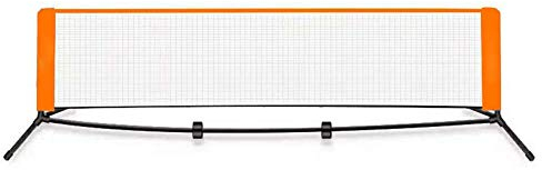 6 m langes Tennisnetz-Set, schnelle Montage/Demontage, tragbares Tennisnetz mit robuster Tragetasche, für Outdoor- oder Indoor-Tennis oder Badminton, einfacher Aufbau, Rollen Sie EIN Netz
