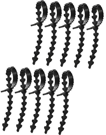 UPKOCH 10pièces Sangles De Caoutchouc Ajustables pour Arbres Fruitiers Attaches De Support pour Branches Et Vignes Jardin