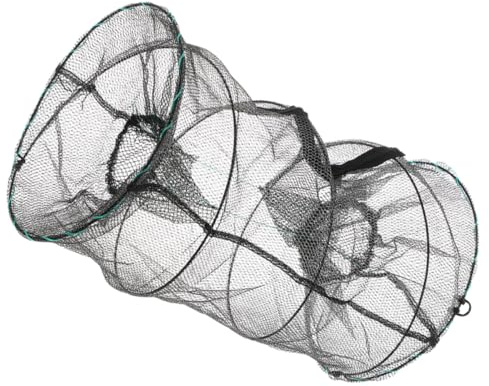 Gatuida Trampa de Cebo Plegable para Peces y Camarones Estructura Robusta y Tamaño Portátil para Pesca Recreativa en Ríos y Lagos