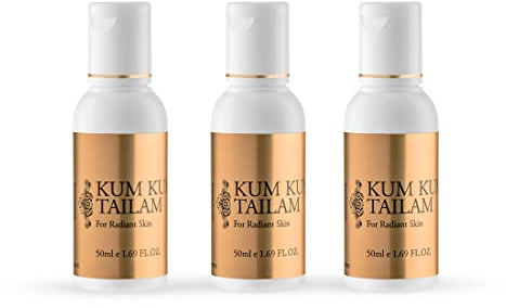 Kum Kumadi Tailam 50 ml Oil for Blemishes & Scars (Pack of 3)