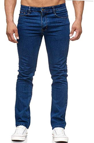 iProfash Herrjeans, byxor, normal passform, mörkblå, raka ben, stonewashed. stora storlekar upp till 66. Om, 806-blå, 44W x 32L