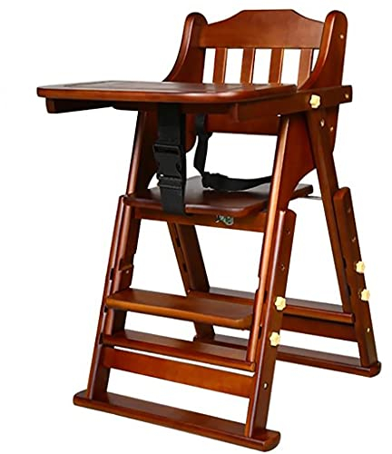 DUNAKE 8 en 1 Trona de Bebe Plegable, Regulable, Apto para Recien Nacidos Combinando con el Newborn Set,Silla de Altura Regulable Crece con el niño 6 Meses - 10 años, (Color : A)