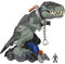 Fisher-Price Imaginext GWT22 - Jurassic World Stapf- und Beißaction Riesendino, ca 40 cm großes Dinosaurierspielzeug mit Lichtern, Geräuschen und Action für Kinder im Vorschulalter ab 3 Jahren