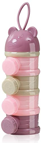 Lapono Dispenser Portatile Latte In Polvere Contenitore Per Latte In Polvere Neonato Contenitore Latte Polvere Apertura Laterale Viaggi All'Aperto Infermieristica Notturna Contenitore Per Latte-rosso