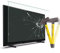 VENTON Salvaschermo TV 109 schermo (42 pollici) - Pellicola TV per LCD, LED, 4K OLED e QLED HDTV salvaschermo per televisori - protezione TV anti-danno - sospeso e fisso