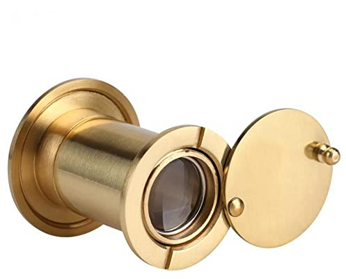 VOANZO Judas de Porte en Laiton Pur Judas de Porte Grand Angle Judas de Porte d'entrée pour Ouverture 16mm