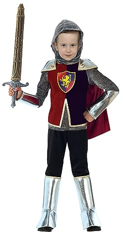 RUBIE'S Déguisement pour enfant chevalier médiéval - 7-8 ans