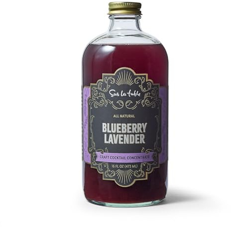 Sur La Table Blueberry Lavender Craft Cocktail Concentrate, Purple