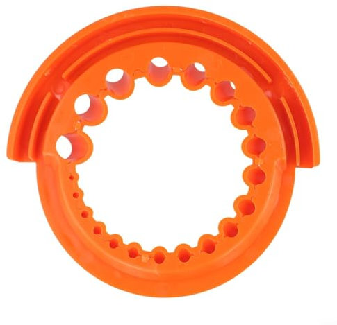 Oniissy Drill Bit Grinding Sharpener Tool | Multipurpose Polishing Tool With 20 Holes | Compatible With 115Mm And 125Mm Angle Grinders(Orange)