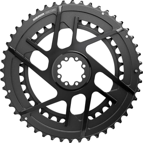 SRAM Rival 2X Kettenblatt-Set – 46/33t, 2 x 12-Gang, 8-Bolzen, Direktmontage, Schwarz, E1