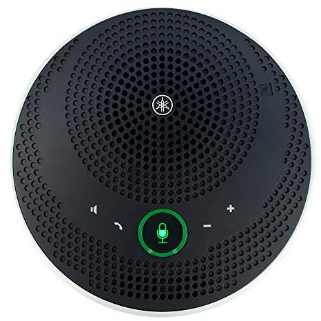 YAMAHA YVC-200 Portable USB & Bluetooth Speakerphone, Hold Meetings Anywhere, Noise Reducing Conference Phone with 10-Hour Rechargeable Battery Life