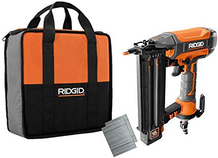 Pneumatic 18-Gauge 2-1/8 in. Brad Nailer with Clean Drive Technology, and Tool Bag