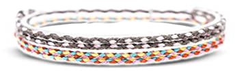 Nami Boho Surfer Armband Set - Kvinnor och Män - Handgjorda Strandfesttillbehör - Etnisk Hippie - 100 % Vattentät och Justerbar