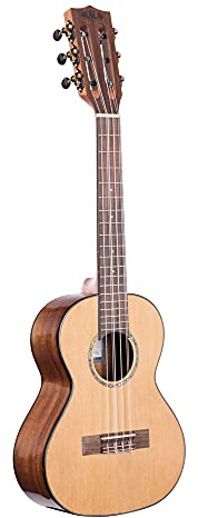 Kala Brand Music Co. Solid Cedar Top Acacia 6-String, Ukulele, Natural, Tenor (KA-SCAC-T6)