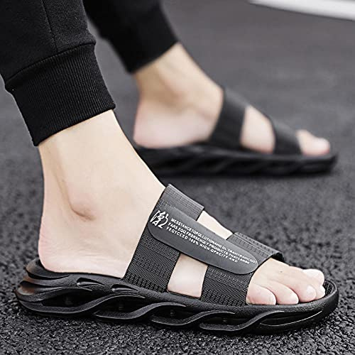 MLLM Morbida di Sandalo da Bagno Scarpe,Pantofole da Uomo, Sandali Antiscivolo, Scarpe da Spiaggia di Sabbia morbida-41_C,per Interni Uomo Ciabatte