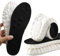 Memory Foam Insoles with Arch Support for Women Men,Comfort Massage Insoles Replacement Shoe Inserts for Trainers Sneakers Sports Shoes Work Boots,Breathable,Shock Absorption (5/5.5UK, Black)