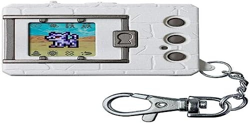 Digimon Bandai Colour Ver 2 Original White Cyber Pet | Jeu électronique Monstre numérique Vous Permet de Vous élever et de Combattre comme Vos Animaux de Compagnie virtuels | Les Jeux rétro Portables