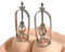 Morsetti per capezzoli in metallo estremo BDSM cool - set di allunga capezzoli bondage senza pietà - sex toys fetish per capezzoli - morsetti per capezzoli con spuntoni