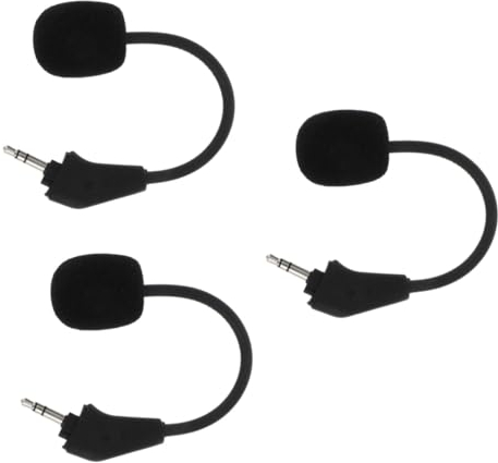 ibasenice 3stücke Gaming Mikrofon Mit Geräuschunterdrückung Headset Mikrofon Für Konferenzen Live- Gaming Play Geeignet Für Pc Bühne Headsets